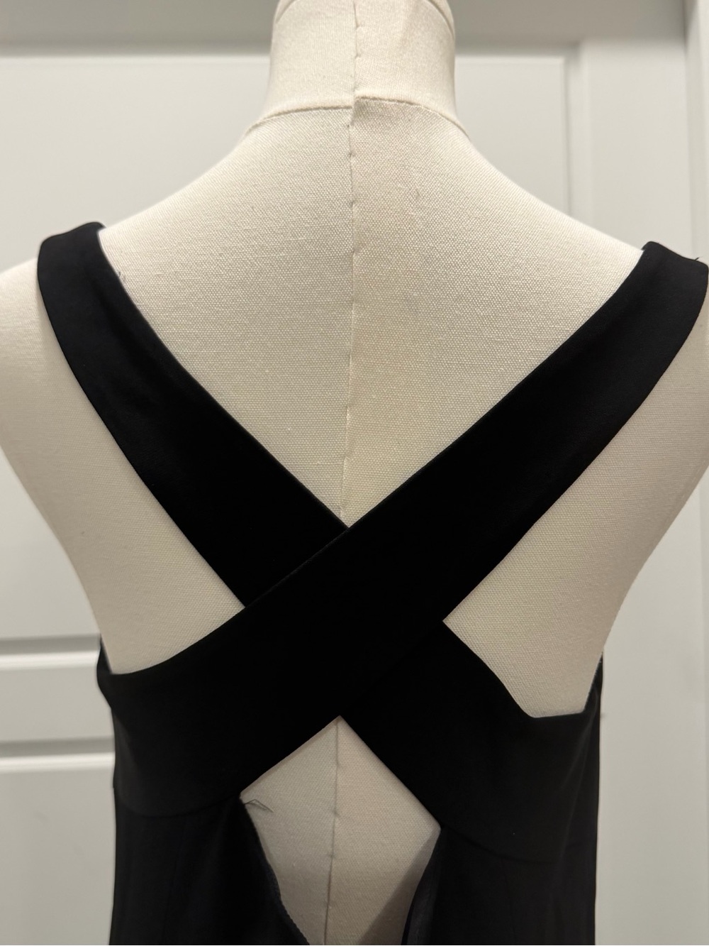 Worth Black Sleeveless Wide-Leg Jumpsuit with Front Zip - Picture 4 of 6